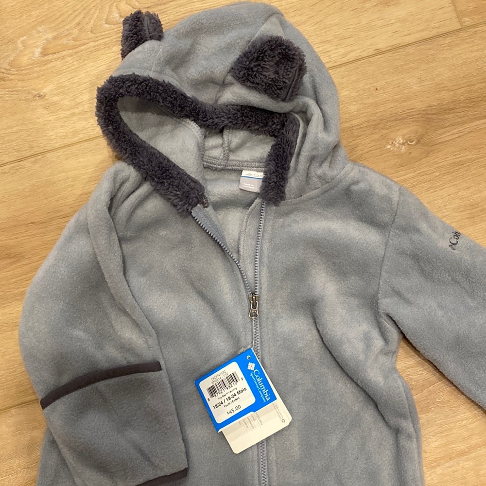NEW Columbia Tiny Bear II Bunting Bodysuit